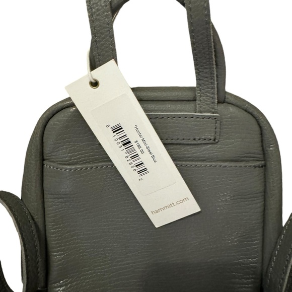 Hammitt Hunter Mini Leather Backpack Steel Blue - Picture 7 of 7